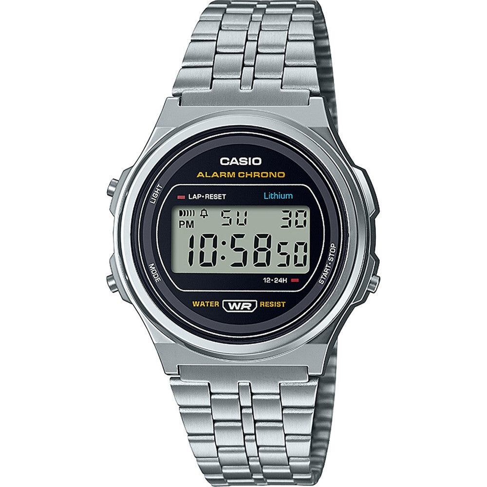 CASIO VINTAGE ROUND - ЧЕРНЫЙ A171WE-1AEF