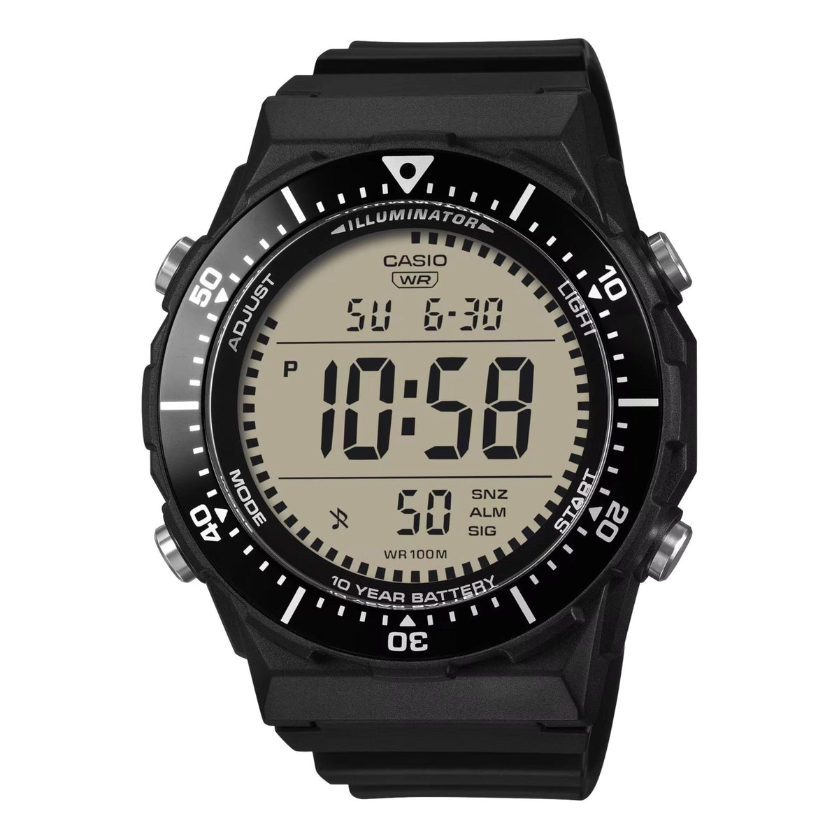 CASIO SPORT DIVER - Новый корпус LCD - ЧЕРНЫЙ AE-1700H-1AVEF