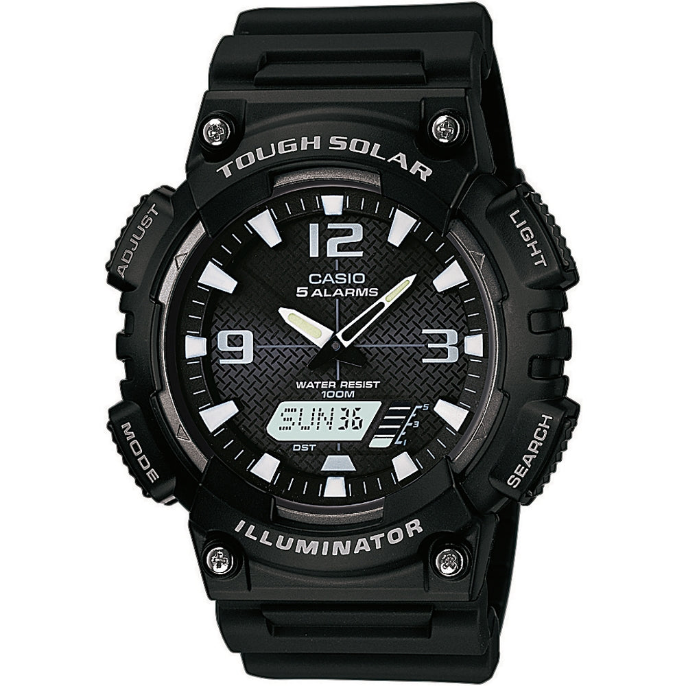 CASIO SPORT DIVER - ILLUMINATOR TOUGH SOLAR - ЧЕРНЫЙ AQ-S810W-1AVEF