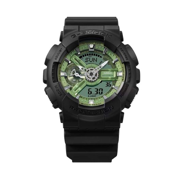 CASIO G-SHOCK GS-BASIC - TONE ON TONE - SALVEIAROHELINE SIHVERPLAAT *** *** GA-110CD-1A3ER