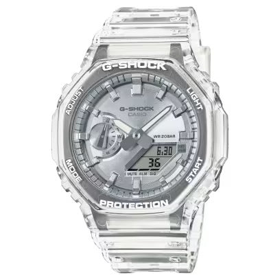 CASIO G-SHOCK BRIGHT METALLIC - SILVER GA-2100BM-7A8ER