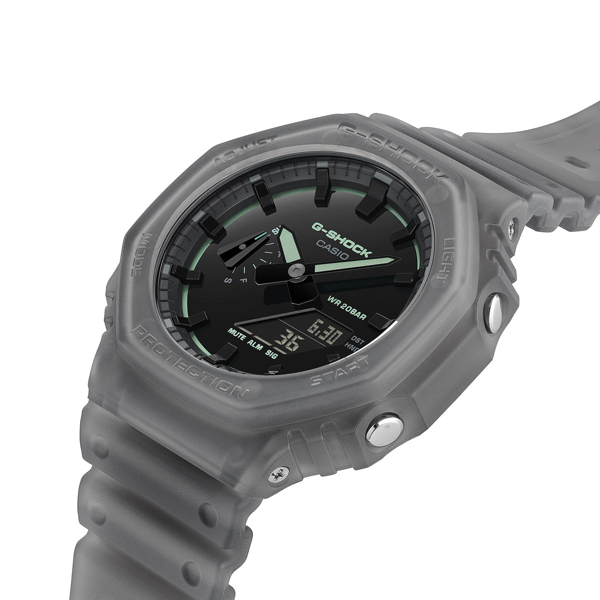 CASIO G-SHOCK OAK - SMOKE LIGHT SERIE - BLACK ***НОВИНКА!*** GA-2100K-1AER