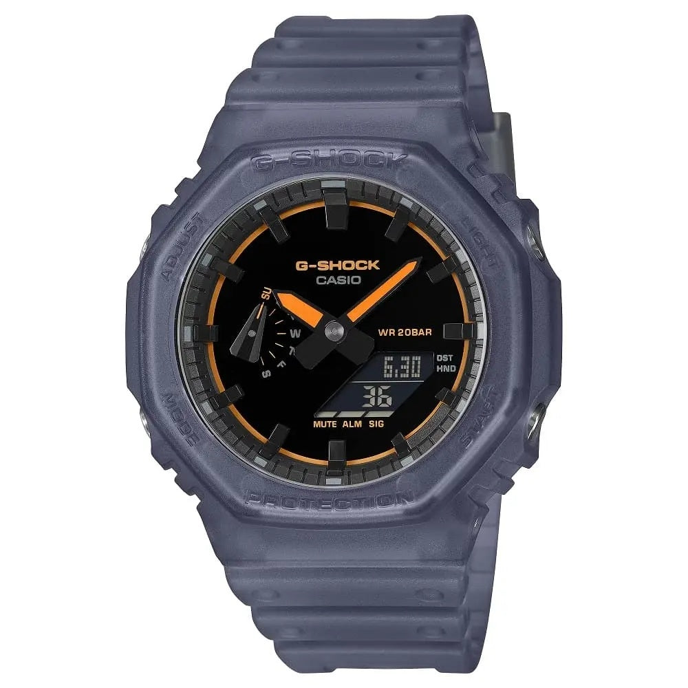CASIO G-SHOCK OAK - СЕРИЯ SMOKE LIGHT - СИНИЕ ***НОВИНКА!*** GA-2100K-2AER