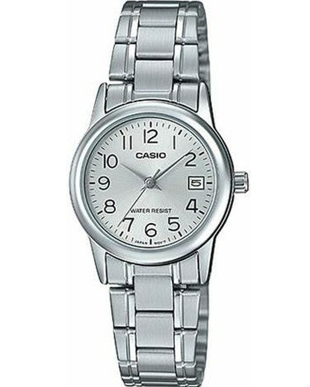 CASIO COLLECTION LADY DATE - SILVER LTP-V002D-7BUDF