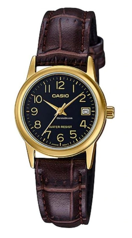 CASIO COLLECTION LADY DATE KULDNE, NAHK - MUST LTP-V002GL-1BUDF