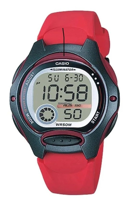CASIO SPORT ILLUMINATOR - RED LW-200-4AVDF