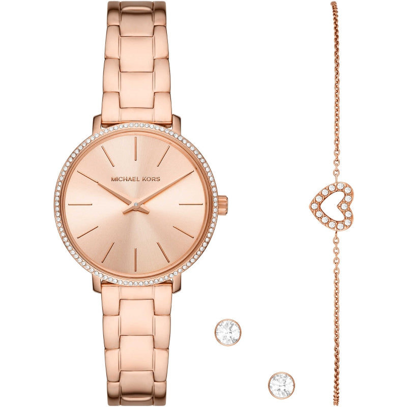 MICHAEL KORS PYPER Special Pack (watch-bracelet-earrings) MK1040