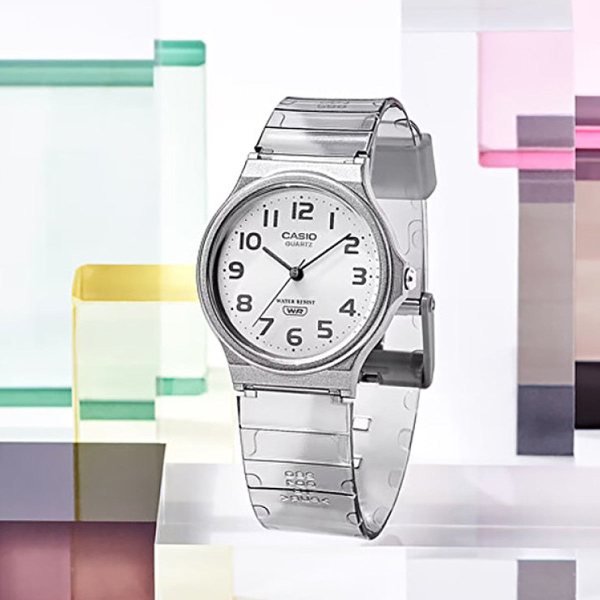 CASIO COLLECTION POP TRANSLUCID GREY MQ-24S-8BEF