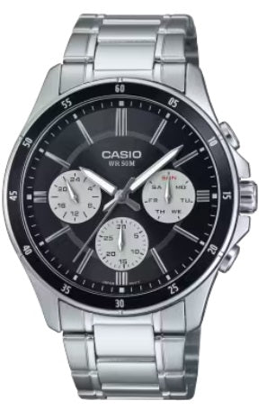 CASIO COLLECTION MULTIFUNCTION CALENDAR - MUST-VALGE PANDA MTP-1374D-1A3VDF