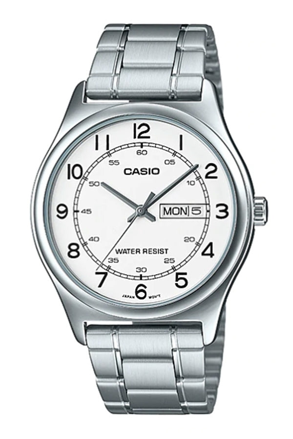 CASIO COLLECTION DAY DATE - WHITE MTP-V006D-7B2UDF
