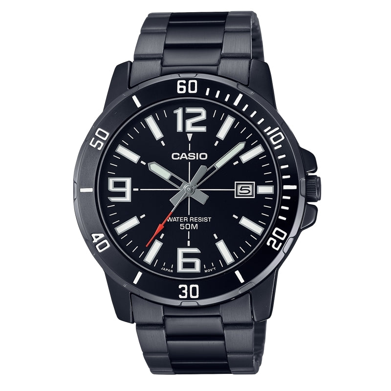 CASIO SPORT COLLECTION DIVER 50M – TÄISMUST MTP-VD01B-1BVUDF