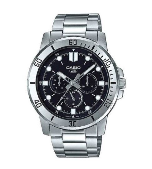 CASIO COLLECTION DIVER MULTIFUNCTION - BLACK MTP-VD300D-1EUDF