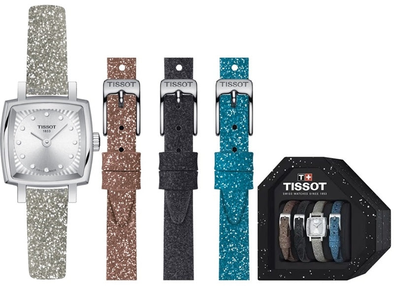 TISSOT LOVELY W-Diamonds Special pack + 3 extra straps