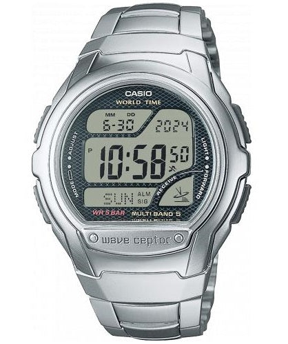 CASIO WAVE CEPTOR – MAAILMAAEG, RAADIOTEEL JUHITAV, raadiosignaali vastuvõtja (EL – USA – Jaapan) WV-58RD-1AEF