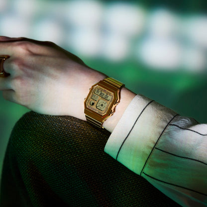 CASIO VINTAGE RETRO FUTURE EDGY COLLECTION - FULL GOLD A130WEG-9AEF