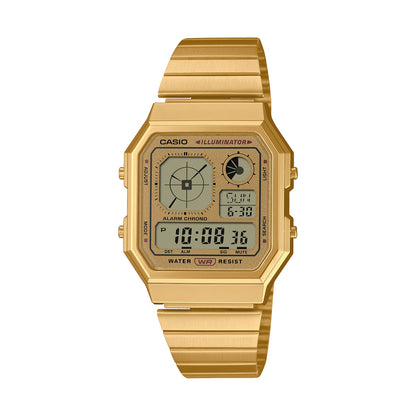 CASIO VINTAGE RETRO FUTURE EDGY COLLECTION - FULL GOLD A130WEG-9AEF