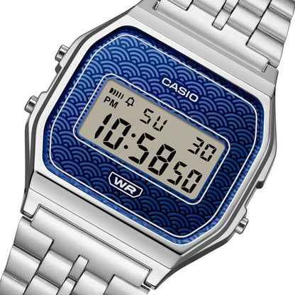 CASIO VINTAGE ICONIC - TRADITIONAL SEIGAIHA PATTERN Limited Edition - SININE A159WEVJ-2ER