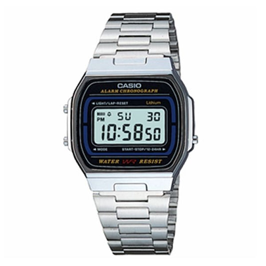 CASIO VINTAGE ICONIC - CLASSIC SILVER A164WA-1VES
