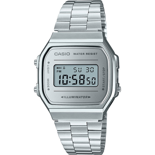 CASIO VINTAGE ICONIC - KOGU HÕBEDANE A168WEM-7EF