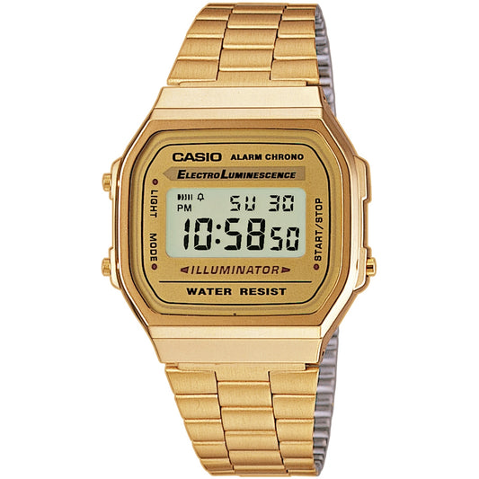 CASIO VINTAGE ICONIC – TÄISKULDNE ****** A168WG-9EF