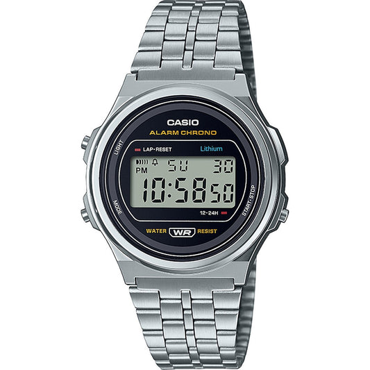 CASIO VINTAGE ROUND - ЧЕРНЫЙ A171WE-1AEF