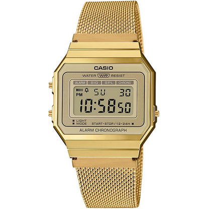 CASIO VINTAGE ICONIC ÕHUKE DISAIN - KULDNE VÕRKRIHM A700WEMG-9AEF