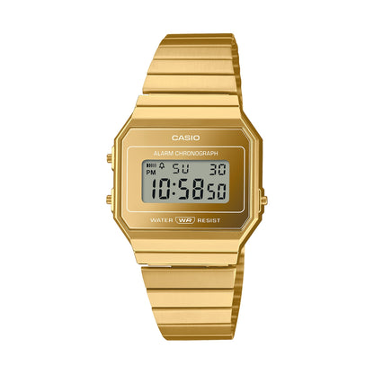 CASIO VINTAGE ICONIC SLIM DESIGN – KULDNE A700WEVG-9AEF