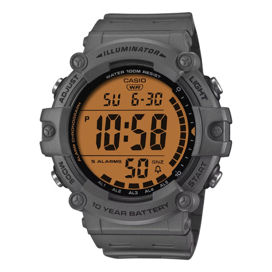 CASIO SPORT DIVER – ILLUMINATOR MAAILMAAEG 10-AASTANE PATAREI – COLOR SERIE – HALL AE-1500WHC-8AVEF