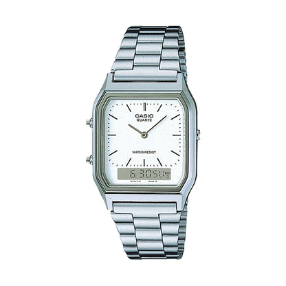 CASIO VINTAGE EDGY COLLECTION SUNRAY DIAL - WHITE AQ-230A-7DMQYES