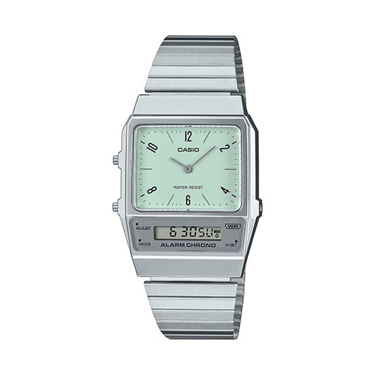 CASIO VINTAGE EDGY KOLLEKTSIOON – ROHELINE AQ-800E-3AEF