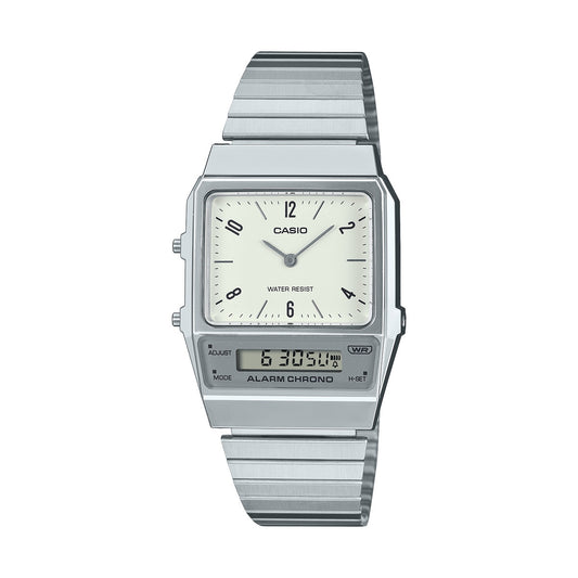 CASIO VINTAGE EDGY COLLECTION - CREAM AQ-800E-7A2EF