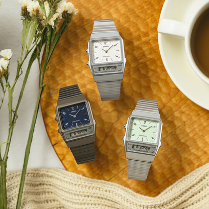 CASIO VINTAGE EDGY KOLLEKTSIOON - CREAM AQ-800E-7A2EF