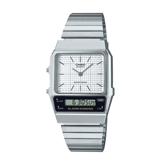 CASIO VINTAGE EDGY COLLECTION RETRO DIAL - VALGE ****** AQ-800E-7AEF