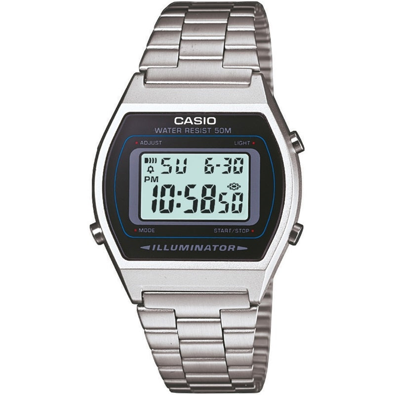CASIO VINTAGE ILLUMINATOR - CLASSIC SILVER B-640WD-1AVDF