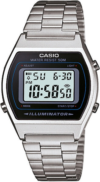 CASIO VINTAGE ILLUMINATOR - СЕРЕБРО B-640WD-1AVEF