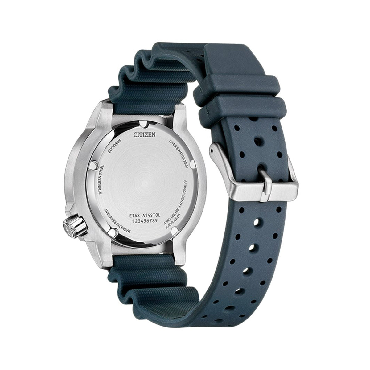 CITIZEN PROMASTER ECO DRIVE 200M STRUKTUURNE SIHVERPLAAT – PIIRATUD VÄLJAANNE BN0167-09W