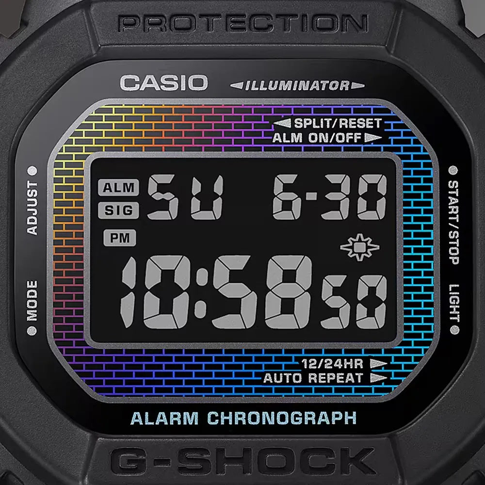 CASIO G-SHOCK THE ORIGIN - RAINBOW BRICK WALL SERIE DW-5600RW-1ER