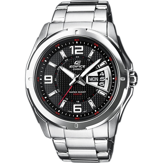 CASIO EDIFICE CLASSIC DAY DATE - ЧЕРНЫЙ EF-129D-1AVEF