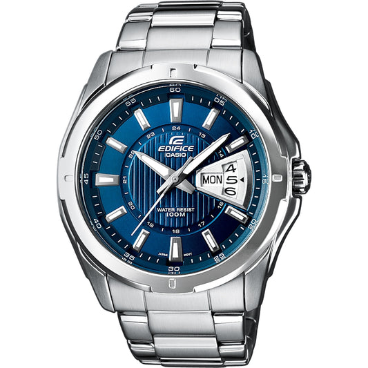 CASIO EDIFICE CLASSIC DAY DATE - SININE EF-129D-2AVEF