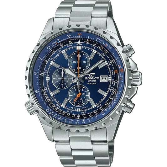 CASIO EDIFICE SLIDE RULE XL KRONOGRAAF – SININE EF-527D-2AVUEF