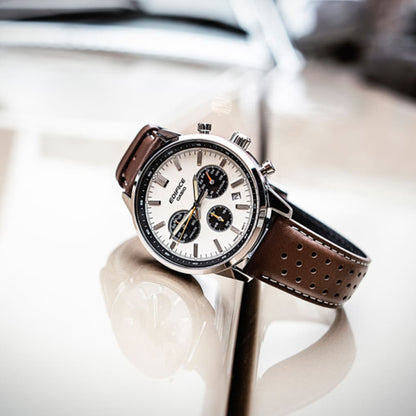 CASIO EDIFICE STANDARD KRONOGRAAF - ŠAMPANJA EFR-575L-7AEF