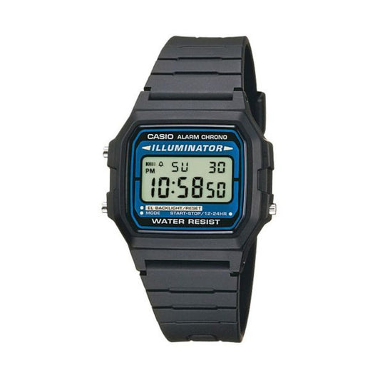 CASIO VINTAGE F-105 РЕМЕШОК ИЗ БИОСМОЛЫ - ЧЕРНЫЙ F-105W-1AWYEF