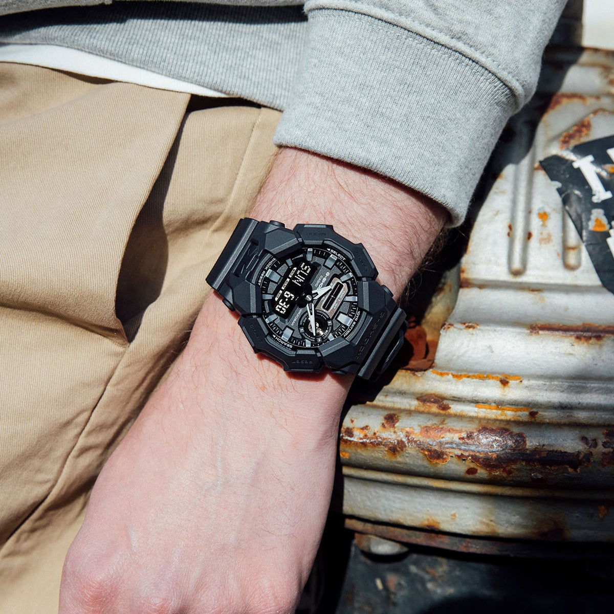 CASIO G-SHOCK UUS VASTUPIDAV PÕHIMUDEL digitaalne 10-aastase patareiga GA-010-1A1ER