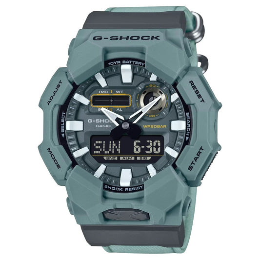 CASIO G-SHOCK UUS VASTUPIDAV PÕHIMUDEL digitaalne, 10-aastase patareiga GA-010CE-2AER