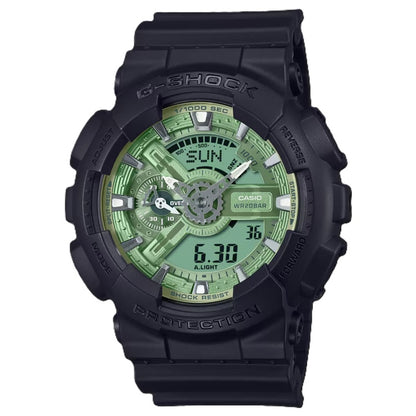 CASIO G-SHOCK GS-BASIC - TONE ON TONE - SALVEIAROHELINE SIHVERPLAAT ***  *** GA-110CD-1A3ER