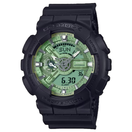 CASIO G-SHOCK GS-BASIC - TONE ON TONE - SALVEIAROHELINE SIHVERPLAAT ***  *** GA-110CD-1A3ER
