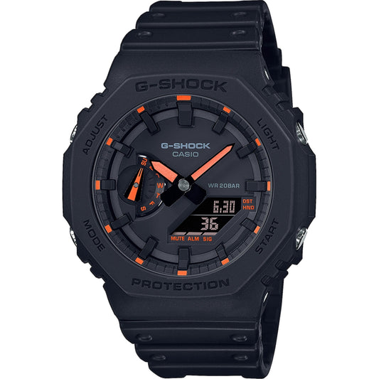 CASIO G-SHOCK OAK - Neoonoranžid indeksid GA-2100-1A4ER