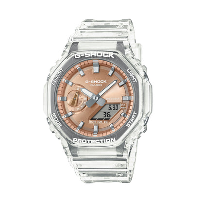 CASIO G-SHOCK BRIGHT METALLIC - ROOSA KULD GA-2100BM-7A5ER