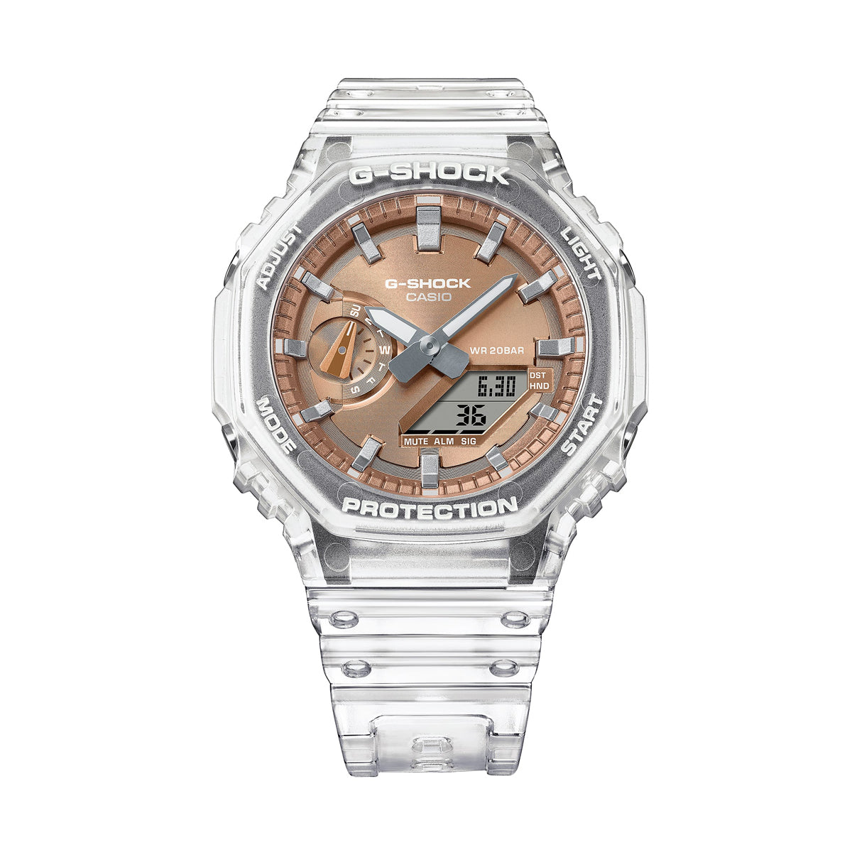 CASIO G-SHOCK BRIGHT METALLIC - ROOSA KULD GA-2100BM-7A5ER