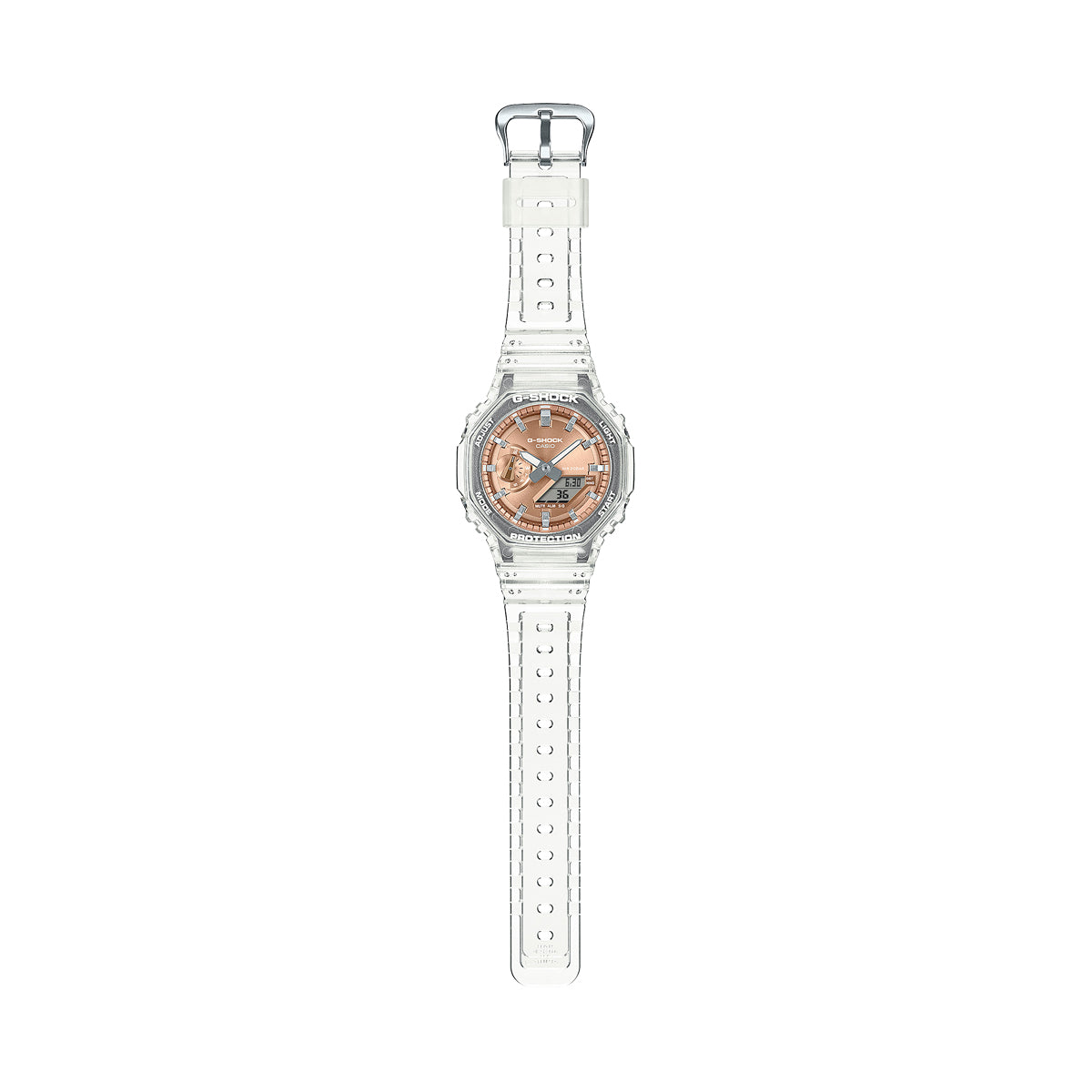 CASIO G-SHOCK BRIGHT METALLIC - ROOSA KULD GA-2100BM-7A5ER